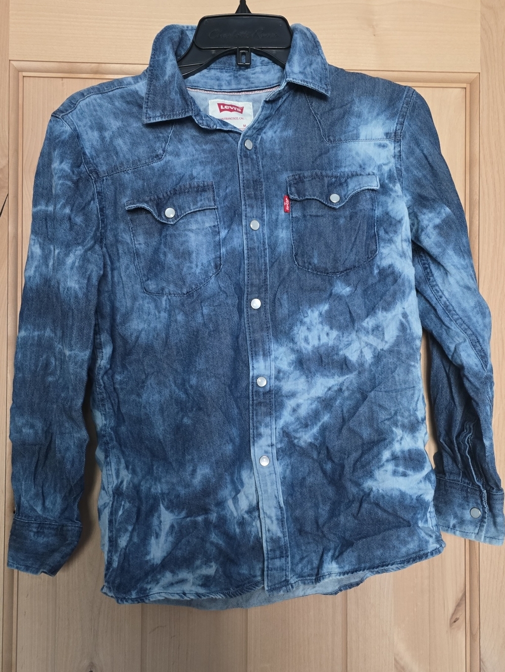 Levi's boys denim western shirt